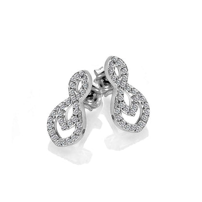 Harmony Hot Diamonds Sterling Silver Stud Earrings DE609