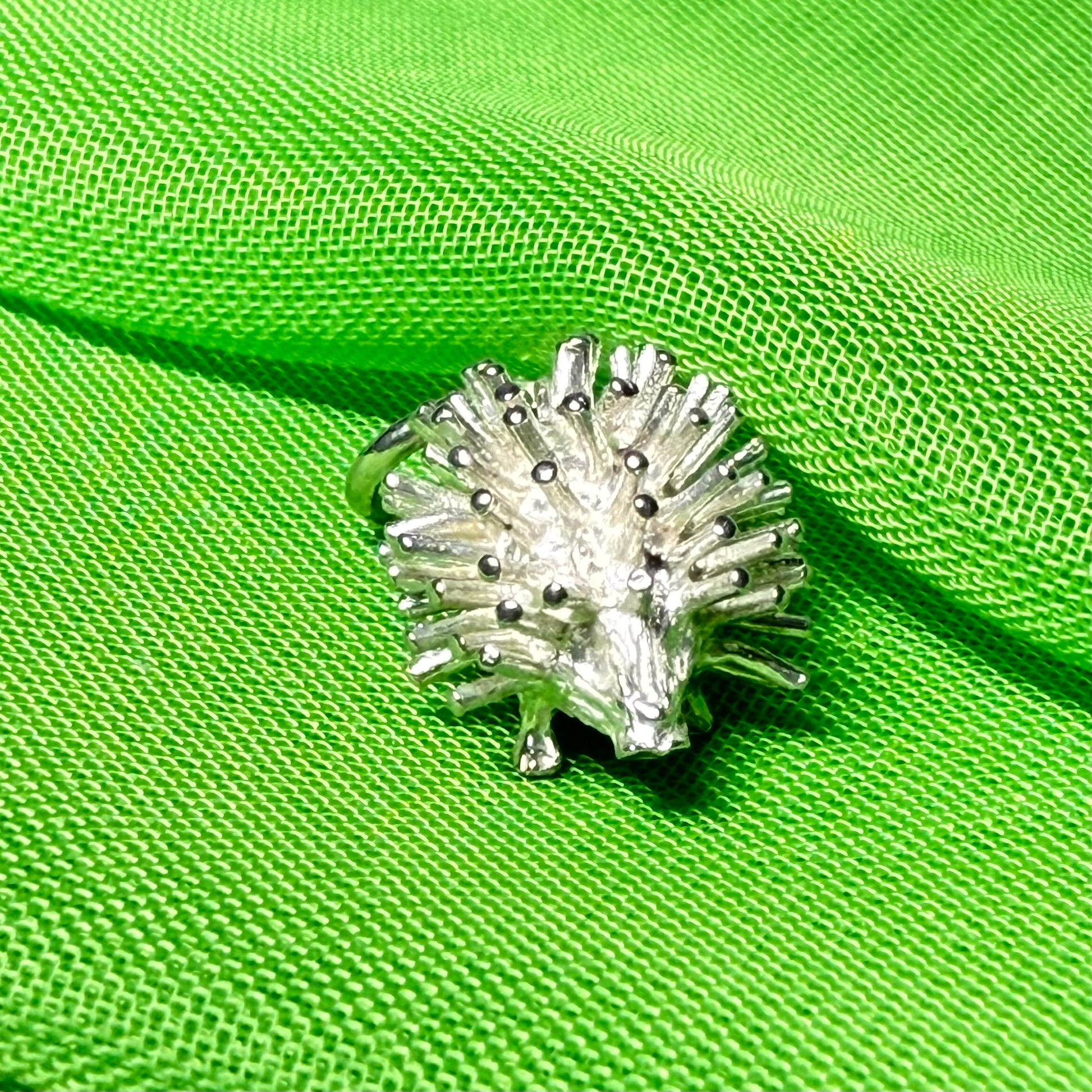 Hedgehog Charm Sterling Silver Charm