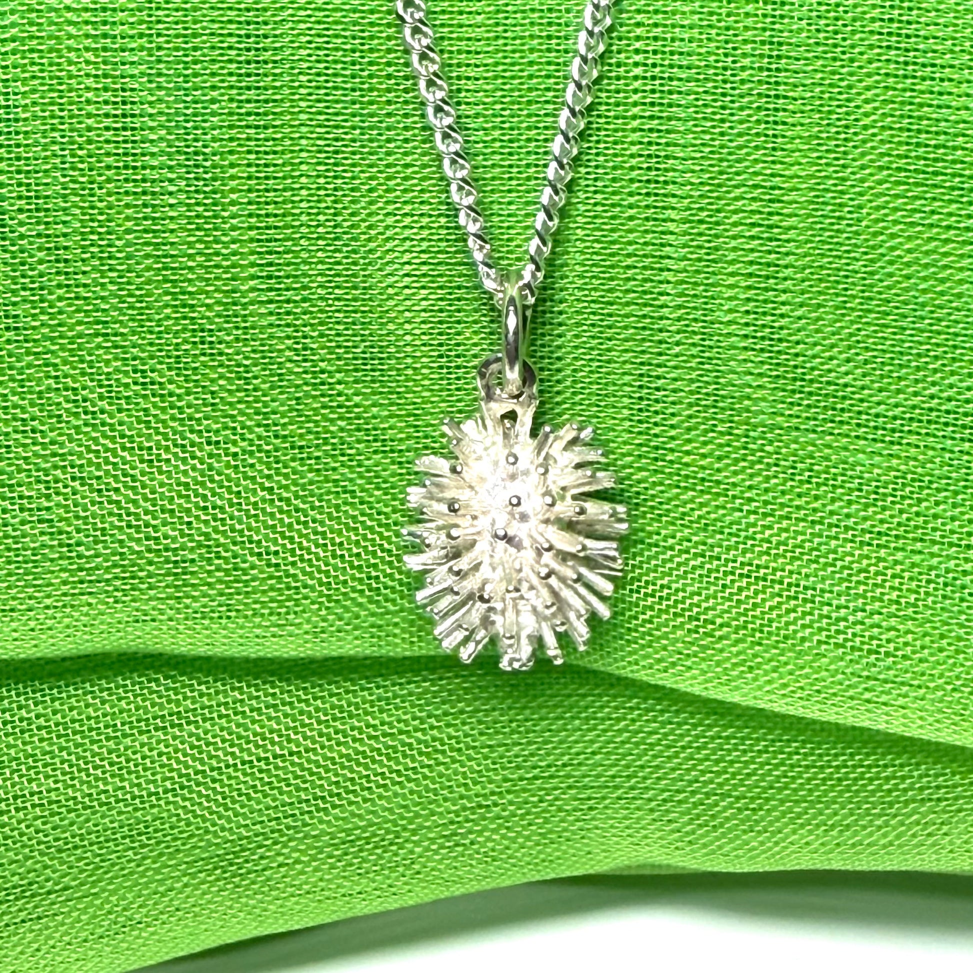 Hedgehog Necklace Sterling Silver Pendant