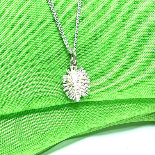 Hedgehog Necklace Sterling Silver Pendant