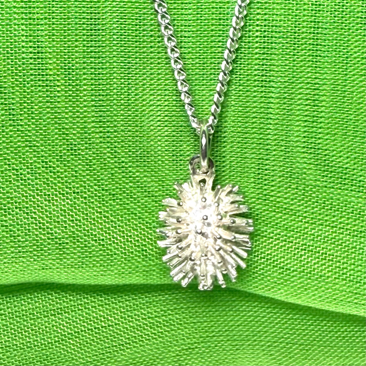 Hedgehog Necklace Sterling Silver Pendant