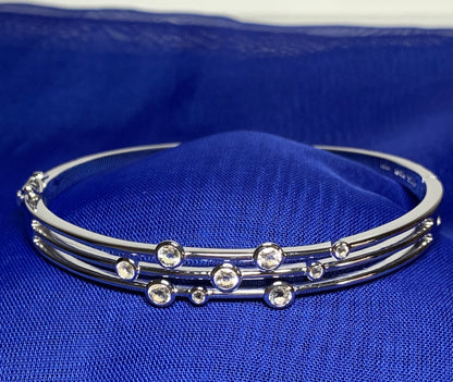 Hot Diamonds sterling silver Tender Statement bangle