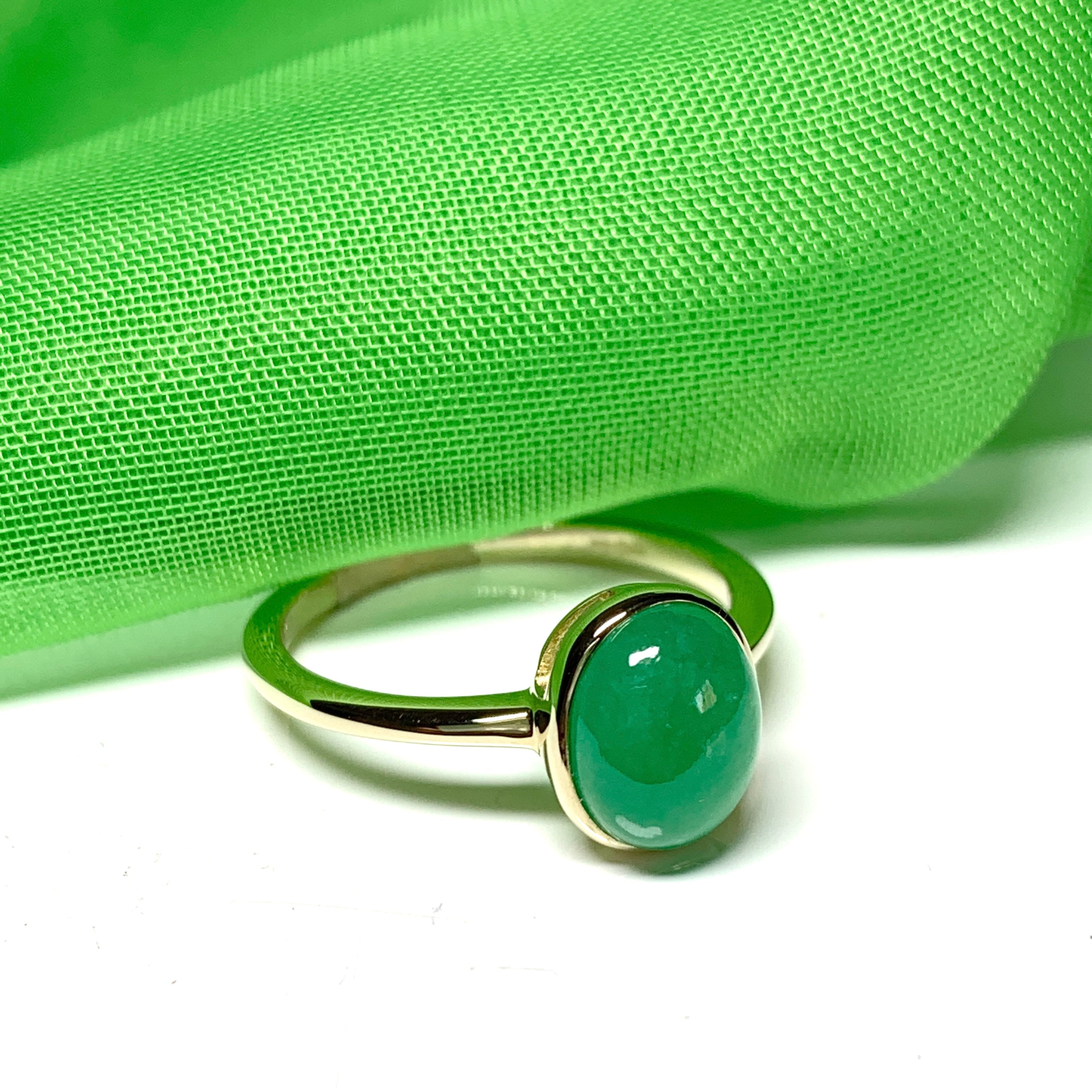 Genuine jade deals ring