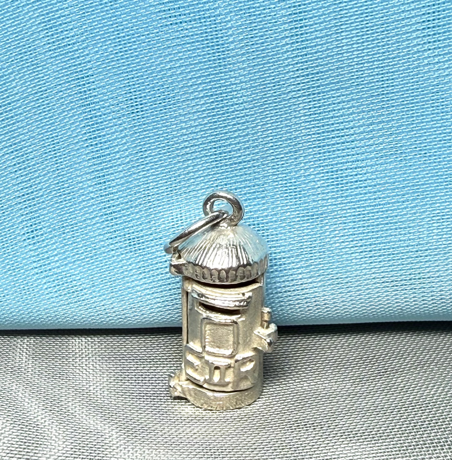 Post Box Solid Sterling Silver Charm