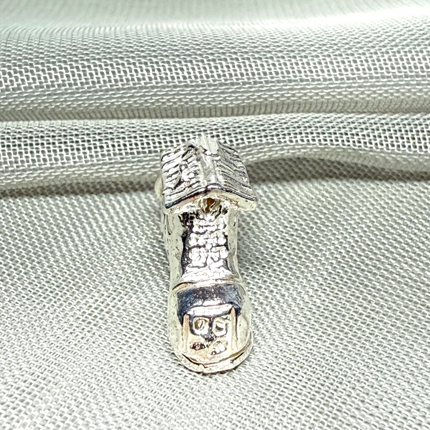 Sterling Silver Old Mother Hubbard Boot Solid Charm Small