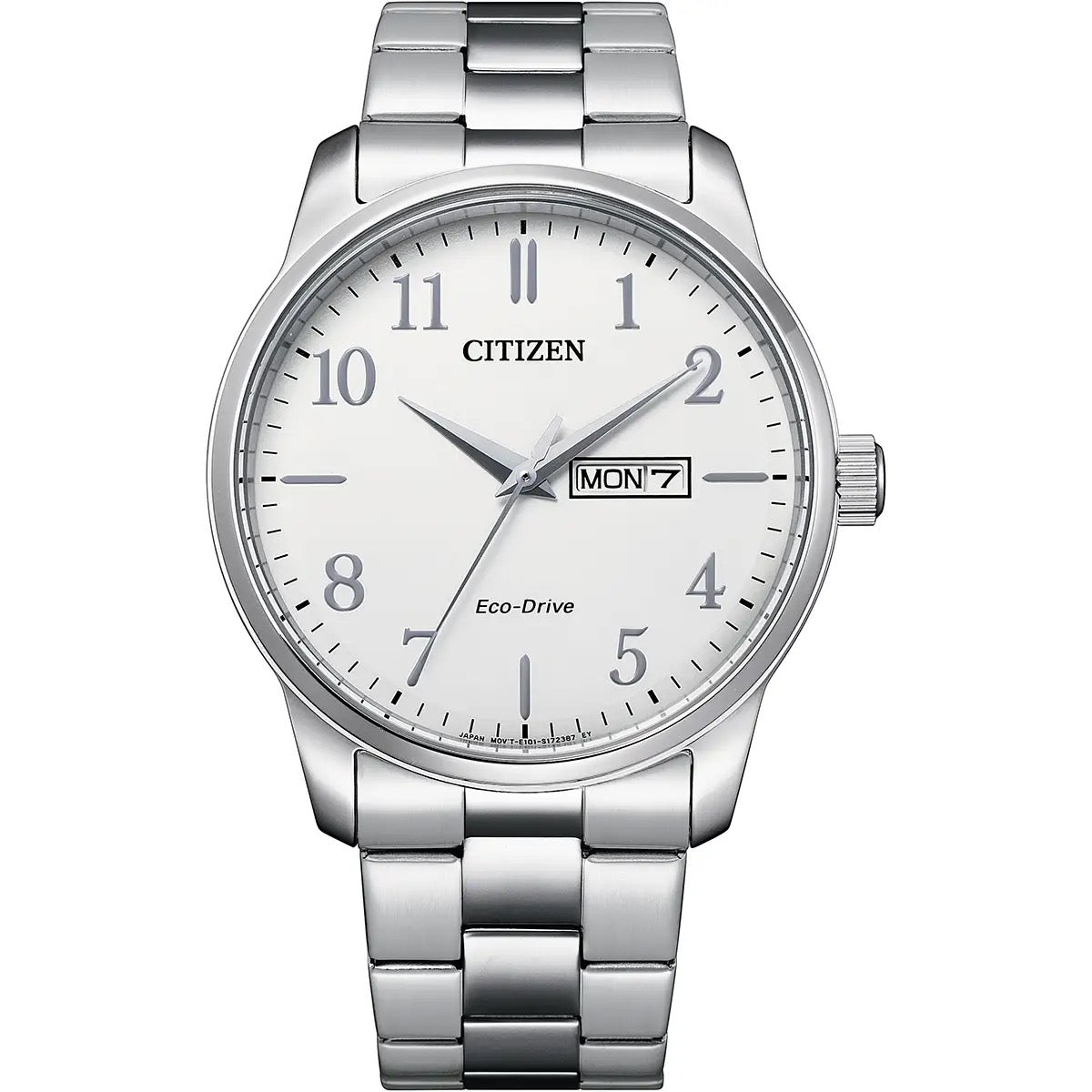 BM8550-81A Citizen Watch Stainless Steel Eco-Drive Mens Bracelet