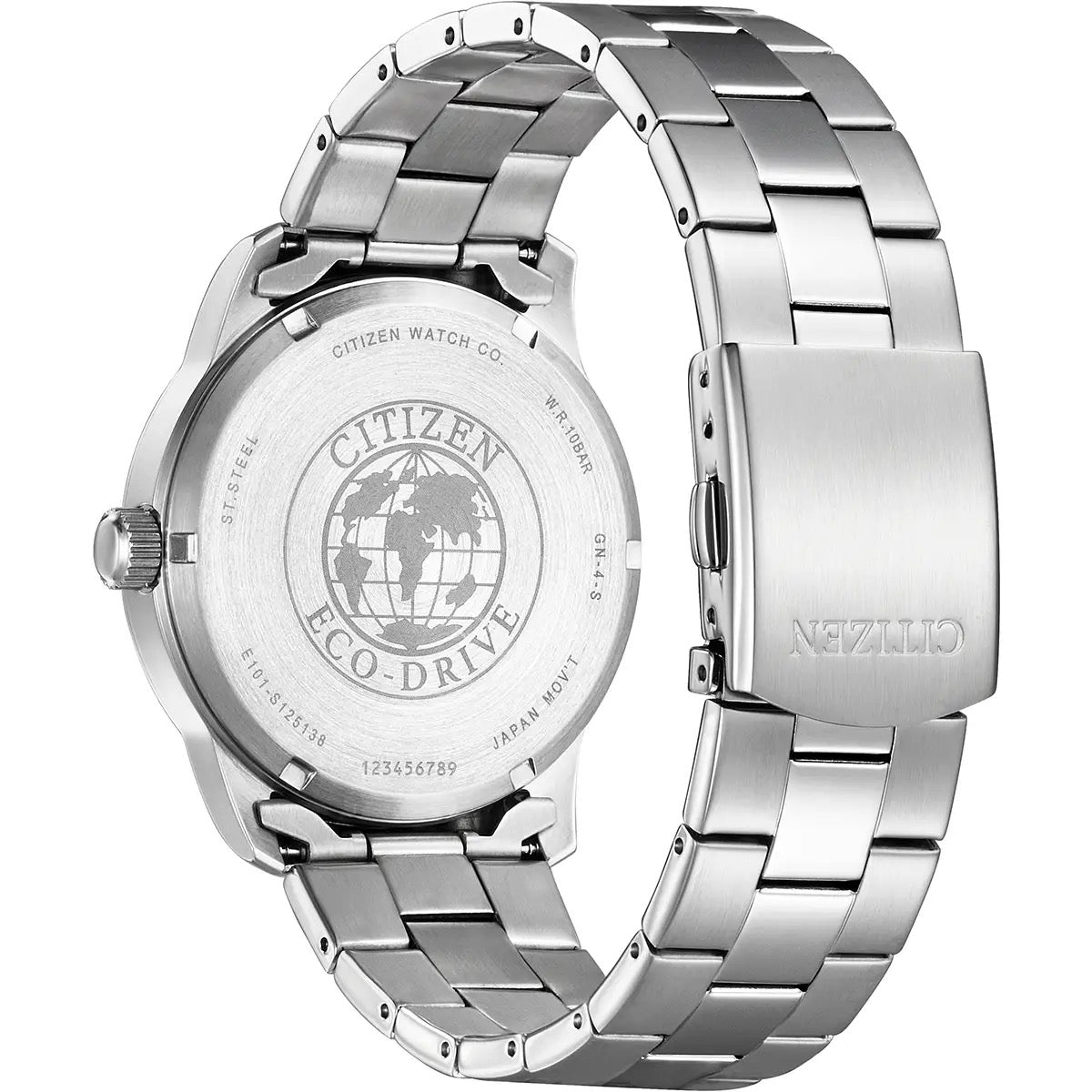 BM8550-81A Citizen Watch Stainless Steel Eco-Drive Mens Bracelet