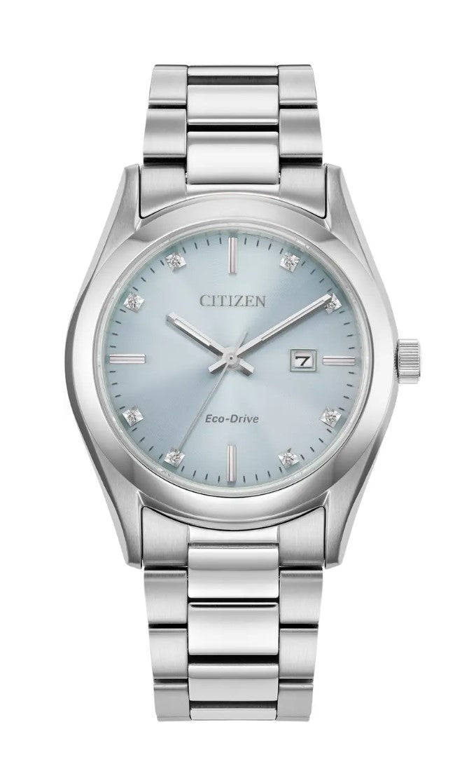 EW2700-54L Ladies Diamond Set Citizen Eco Drive Stainless Steel Bracelet Watch