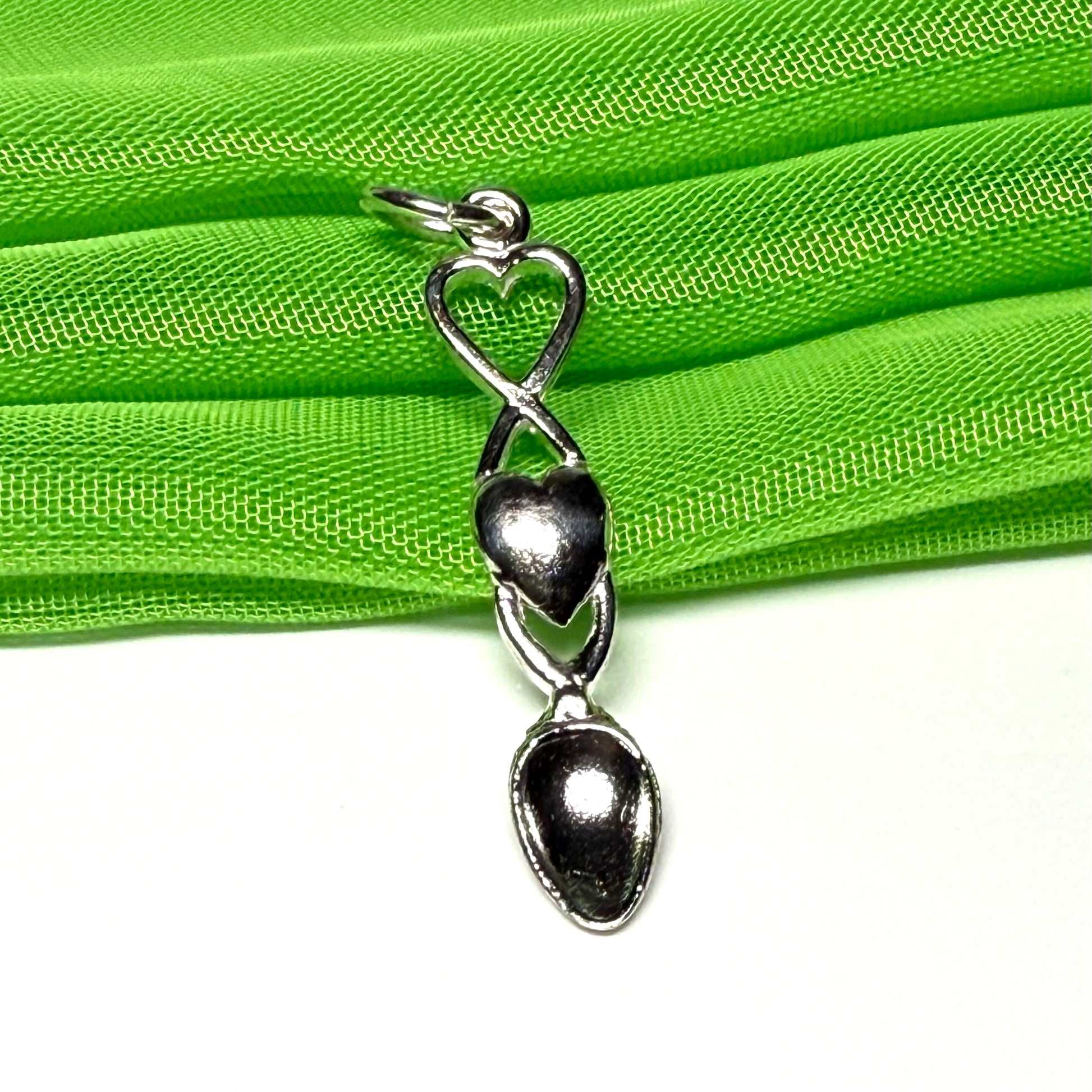 Love Spoon Necklace Sterling Silver Charm