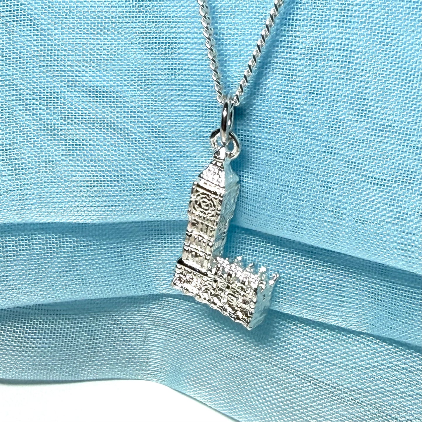 Men’s necklace Big Ben London solid sterling silver with chain