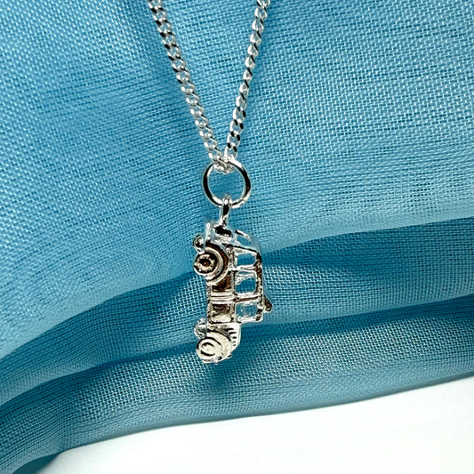 Men’s necklace London Taxi solid sterling silver including chain