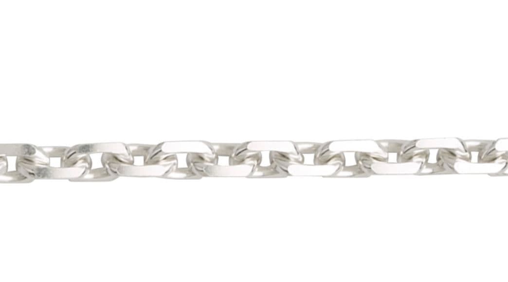 Mens Sterling Silver Solid Heavy Square Belcher Bracelet