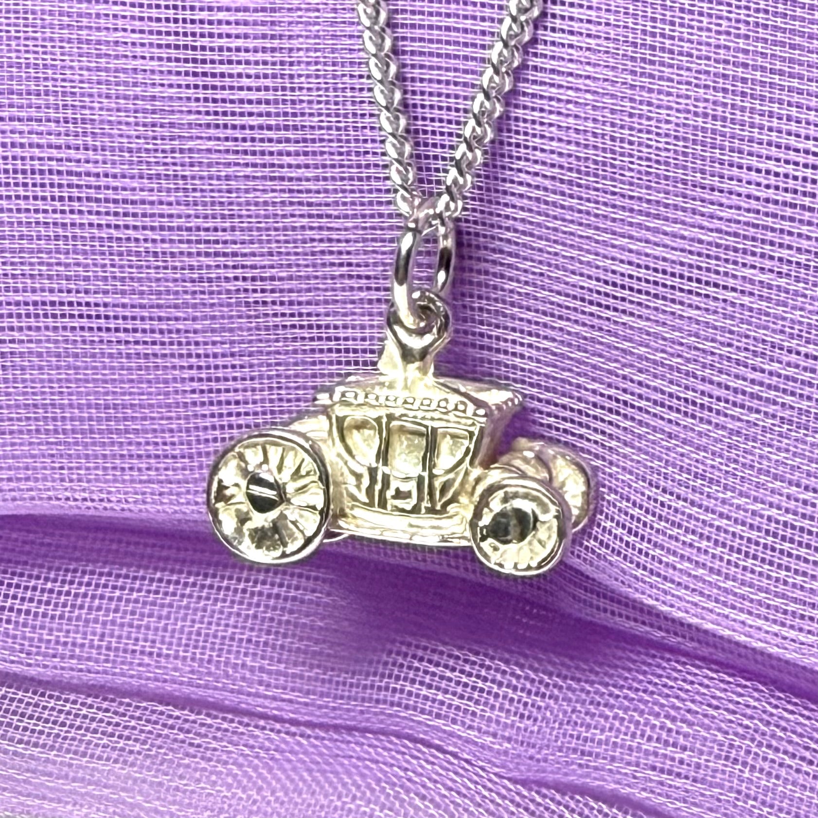 Necklace King And Queens Stage Coach Sterling Silver