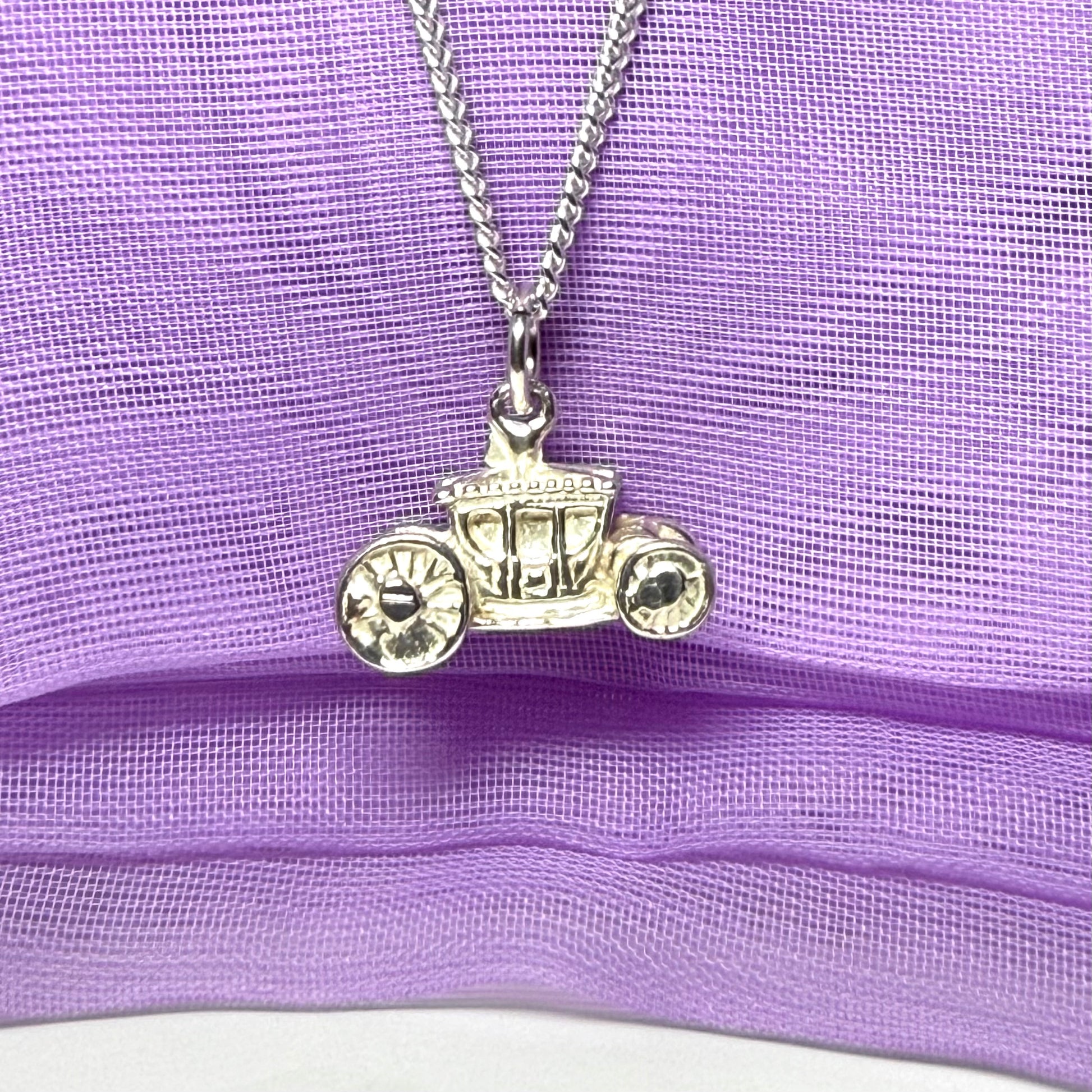 Necklace King And Queens Stage Coach Sterling Silver
