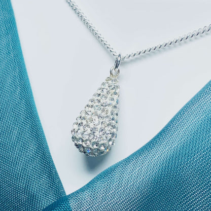 Not Tresor Paris White Teardrop Necklace Pendant