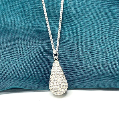 Not Tresor Paris White Teardrop Necklace Pendant