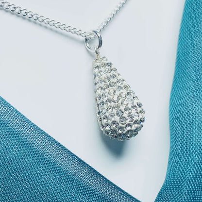 Not Tresor Paris White Teardrop Necklace Pendant