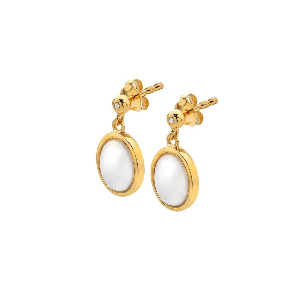Oval shaped Real Mother of pearl