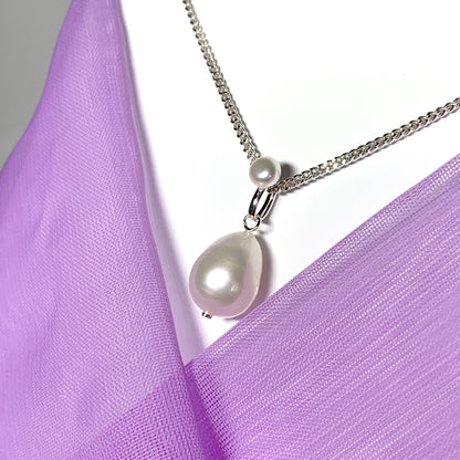 Real freshwater pearl double necklace