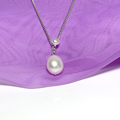 Real freshwater pearl double necklace