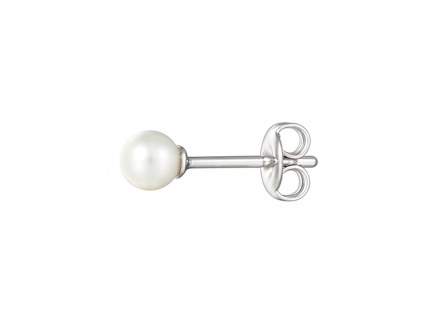 Real freshwater pearl sterling silver stud earrings
