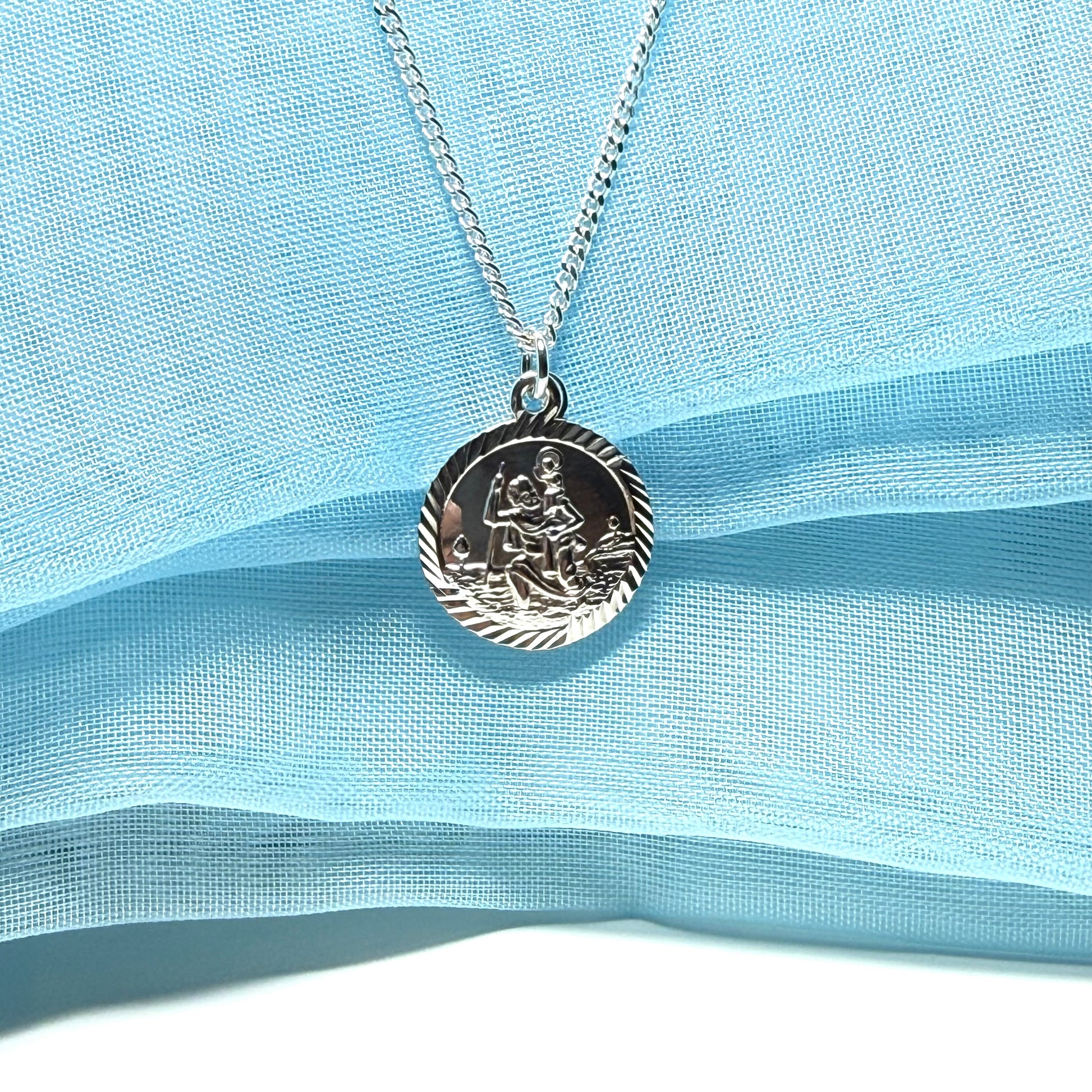 Silver St. Christopher Including Chain 16 mm