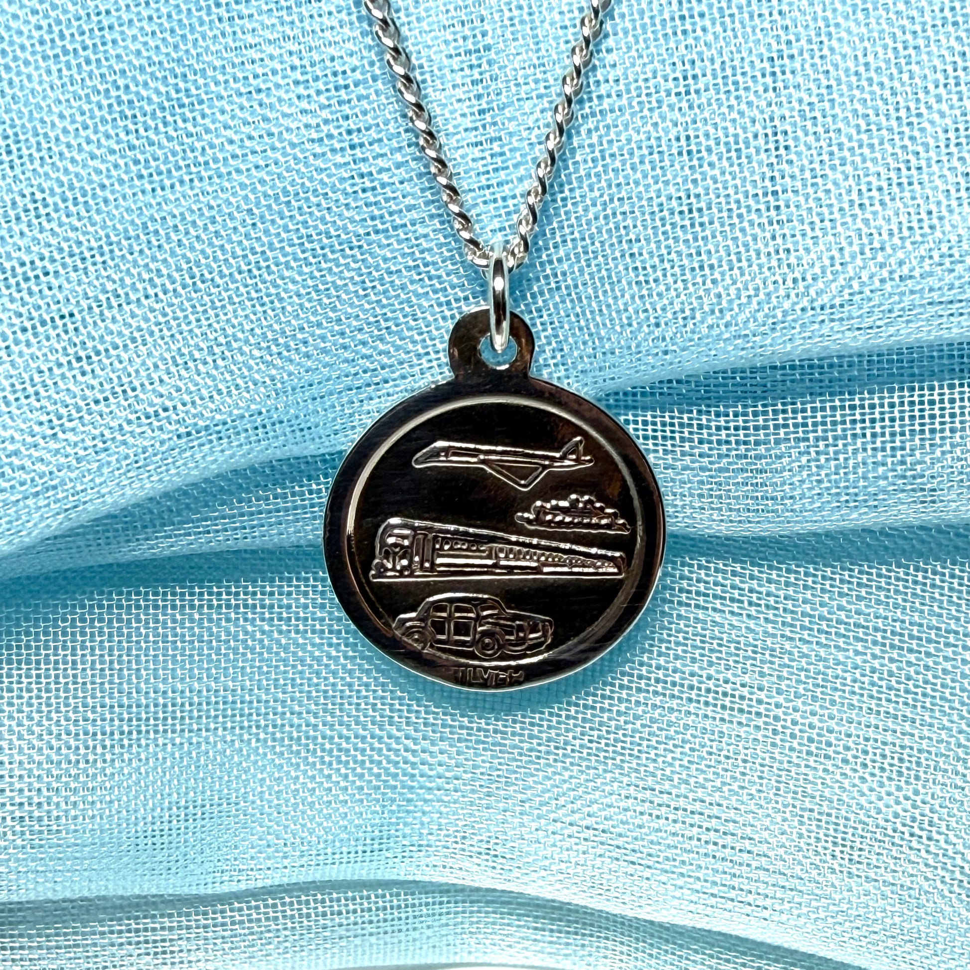 Silver St. Christopher Including Chain 16 mm