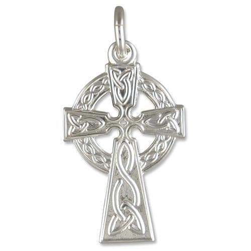 Sterling Silver Celtic Cross Including Chain