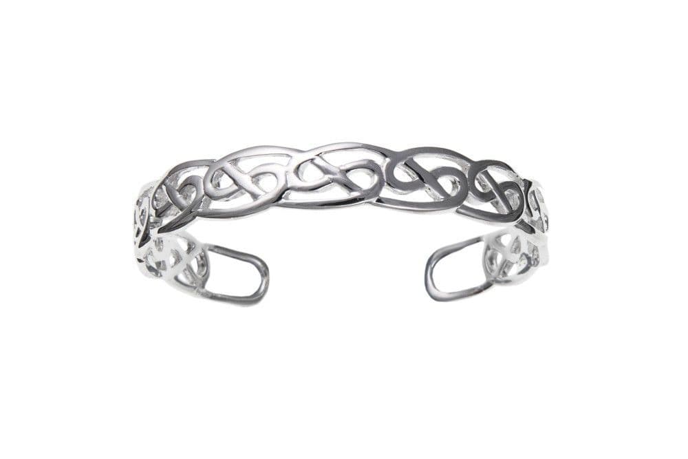 Sterling Silver Celtic Torque Bangle