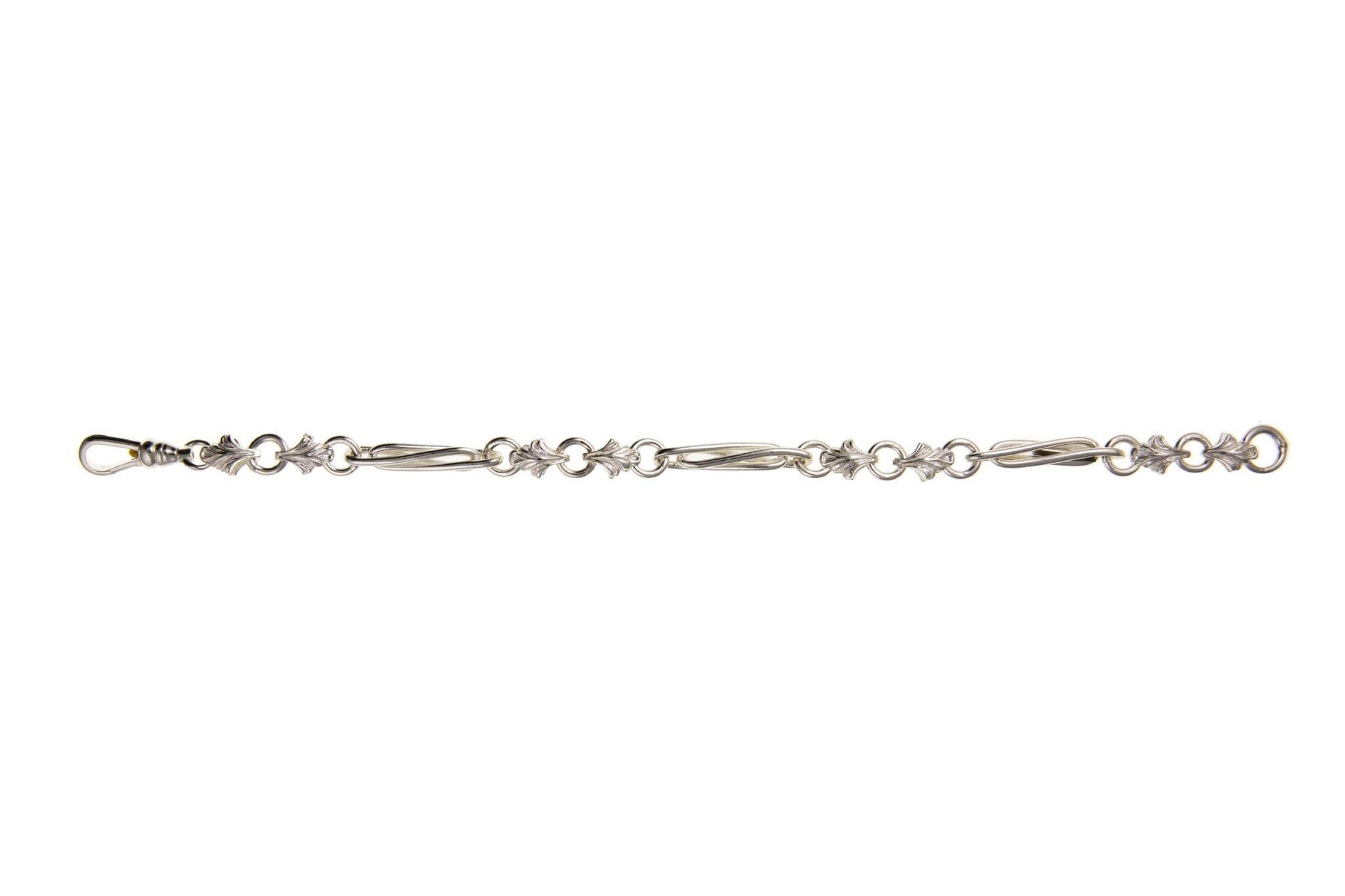 Sterling Silver Fancy Solid Ladies Bracelet