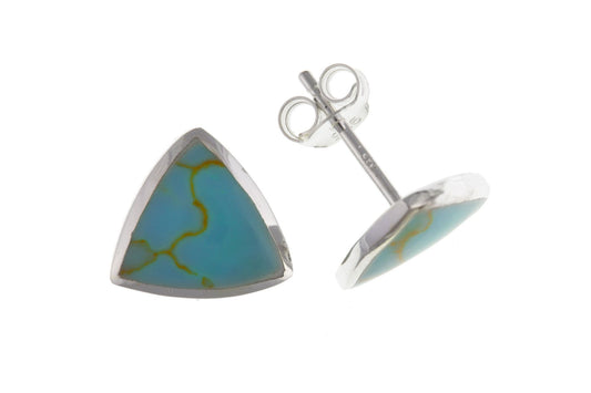 Sterling Silver Turquoise Stud Earrings
