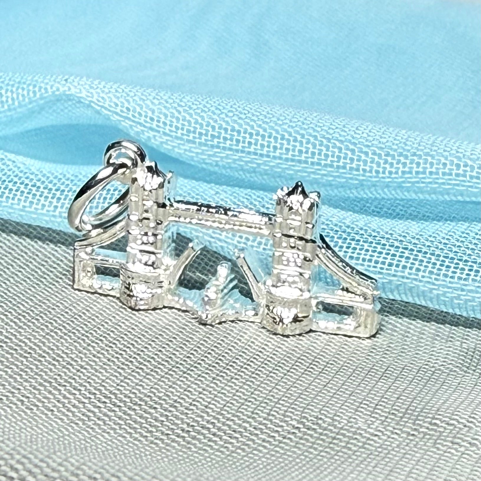 Tower Bridge London Charm Sterling Silver