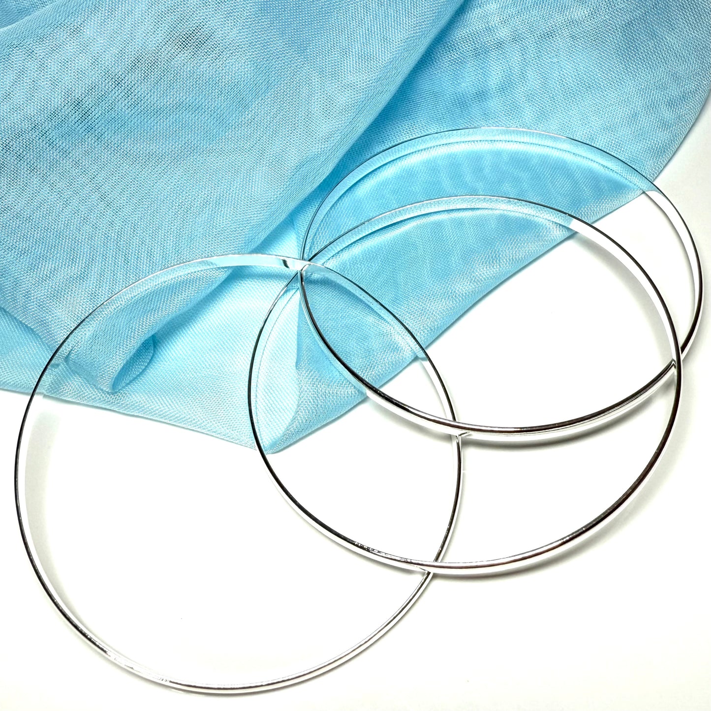 Triple sterling silver Russian wedding bangle