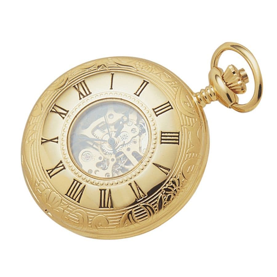Woodford gold plated mechanical pocket watch