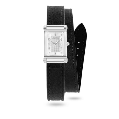 Antares Black Laniere Alcantara Noir Antares Strap BRAC.17408.167A Michel Herbelin