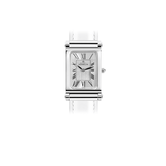 Antares H.17048/01 Michel Herbelin Tete De Montre Ladies Stainless Steel Rectangle Watch