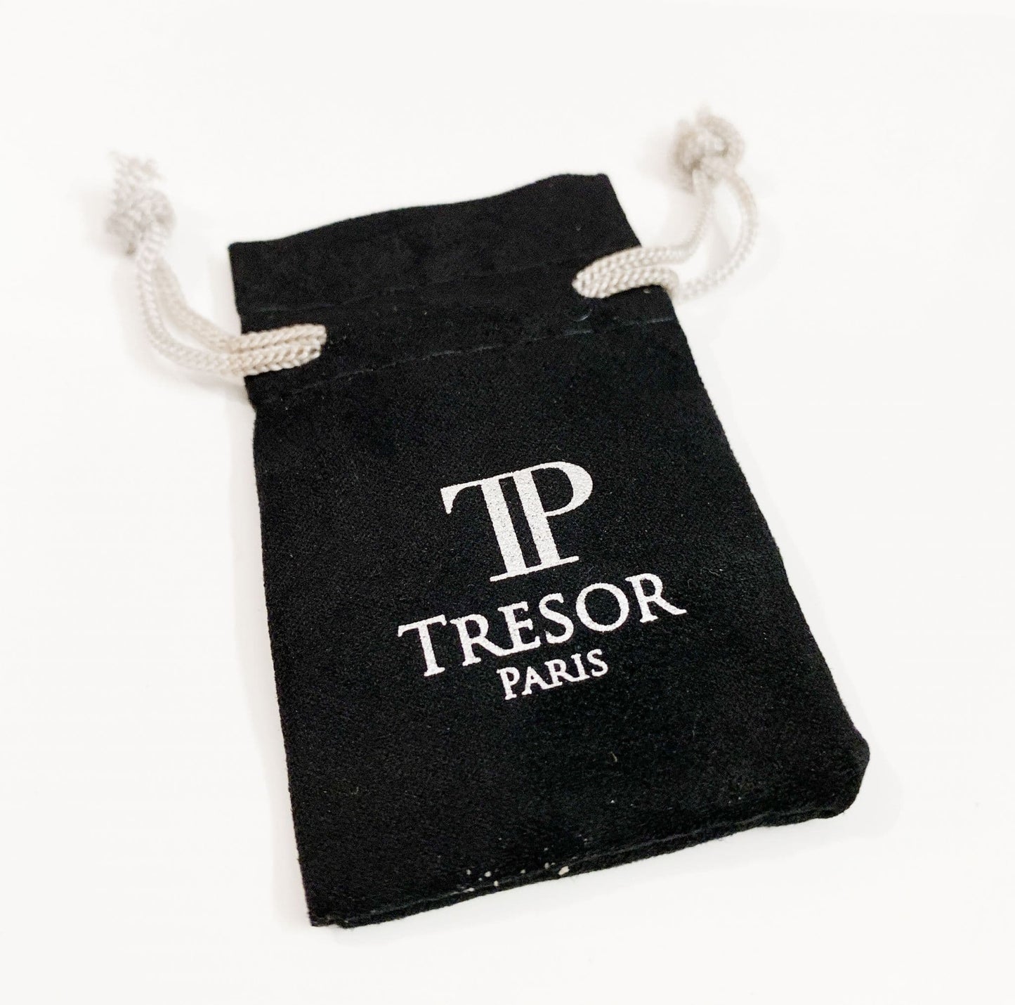 Tresor Paris earrings stud heart shaped 10 mm lilac titanium