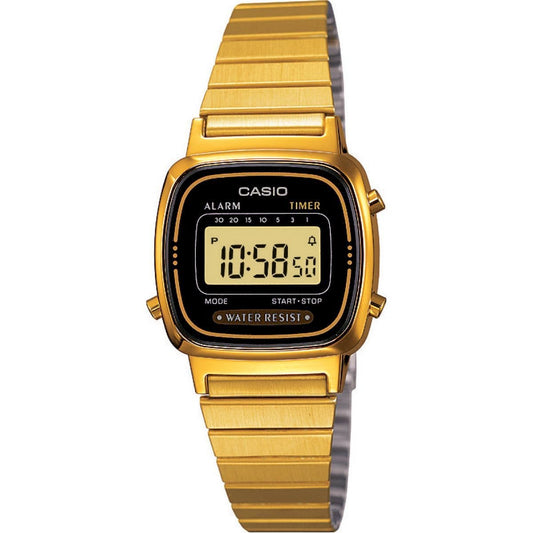 Casio Collection Gold Plated Unisex LA670WEGA-1EF Watch