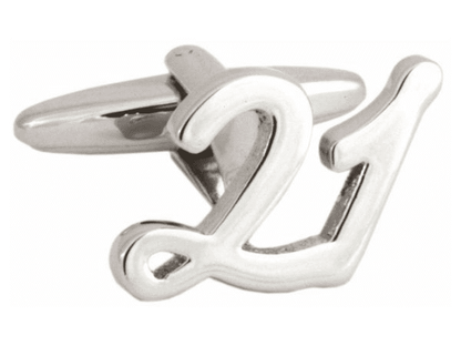 Cufflinks chrome plated 21 birthday