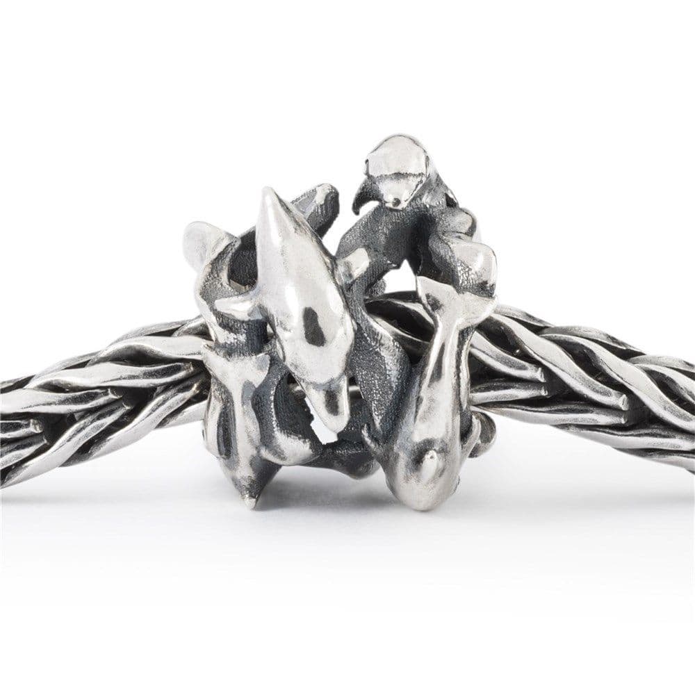 Dolphin Family Trollbeads Silver Bead