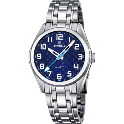 F16903/2 Festina Ladies Round Blue Arabic Bracelet Watch