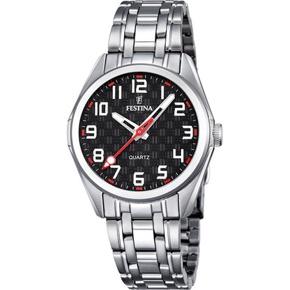 F16903/3 Festina Ladies Black And Red Arabic Bracelet Watch