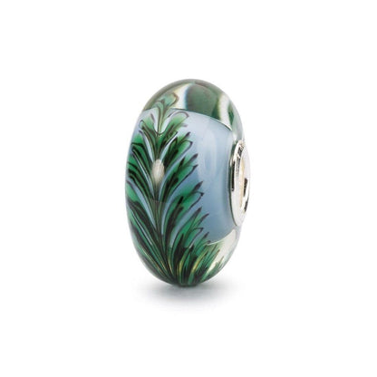 Fern Flower Trollbeads Glass Bead TGLBE-20294 Limited Edition