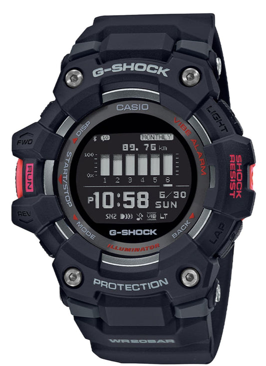 G-Squad Step Tracker Black Casio G-Shock Mens Watch GBD-100-1ER