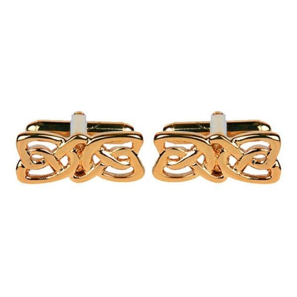 Gold plated Celtic cufflinks