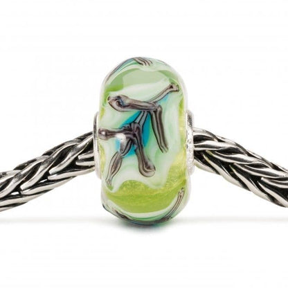 Green Leaf Trollbeads TGLBE-20129 Glass Bead