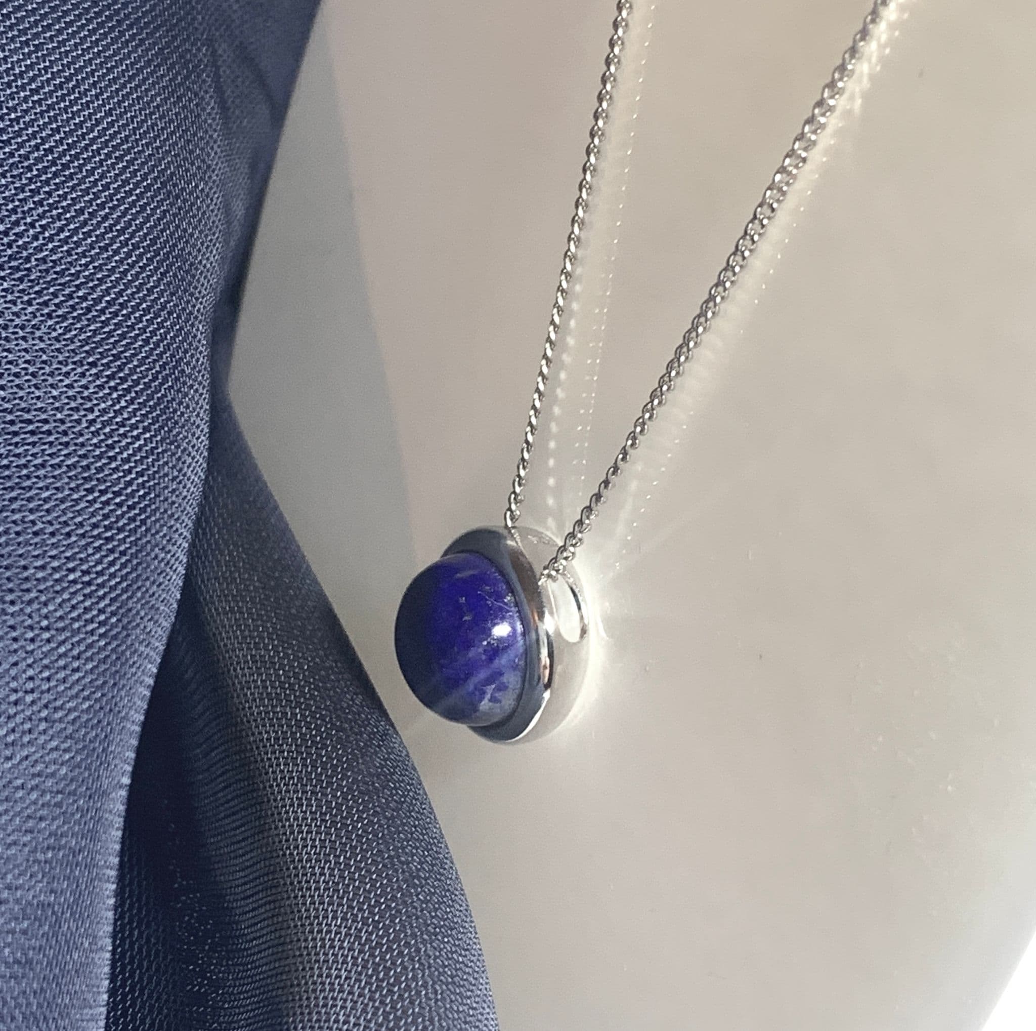 Large lapis sales lazuli pendant