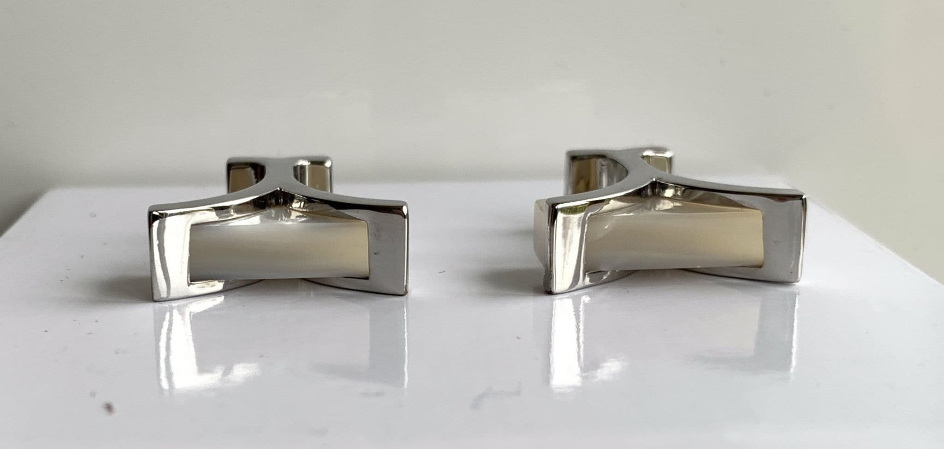 Mother of pearl rectangle cufflinks