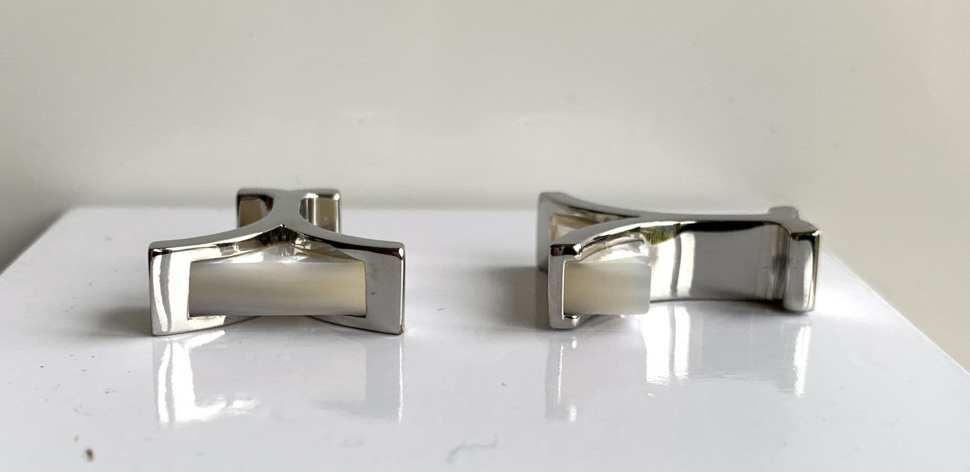 Mother of pearl rectangle cufflinks