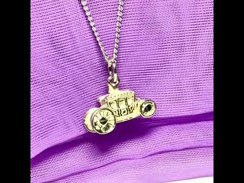 Necklace King And Queens Stage Coach Sterling Silver